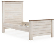 Willowton Twin Panel Bed, Dresser and Mirror - B267B51