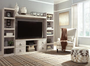 Willowton Whitewash 4-Piece Entertainment Center - EW0267W7