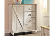 Willowton Whitewash Dressing Chest - Gate FurnitureChest