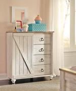 Willowton Whitewash Dressing Chest - Gate FurnitureChest