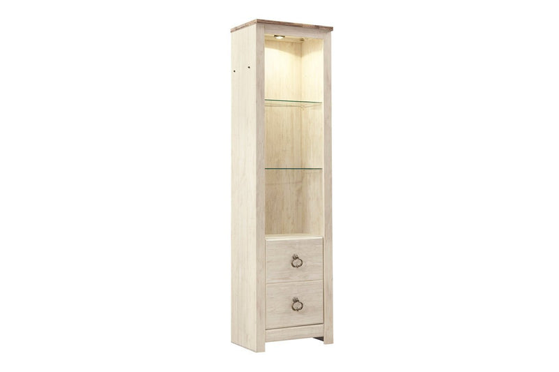 Willowton Whitewash Pier - Gate FurnitureEntertainment Center