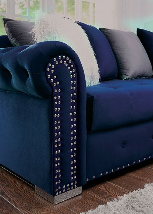 Wilmington Blue Sectional - CM6239BL-SECT