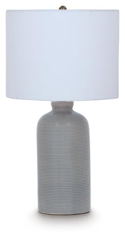 Wimlow Gray Blue Table Lamp - L100924
