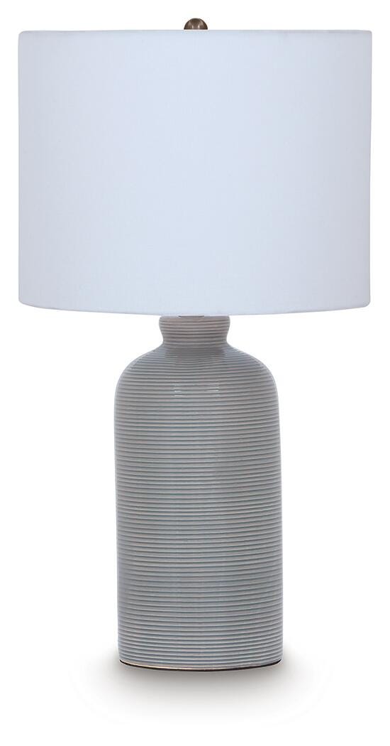 Wimlow Gray Blue Table Lamp - L100924
