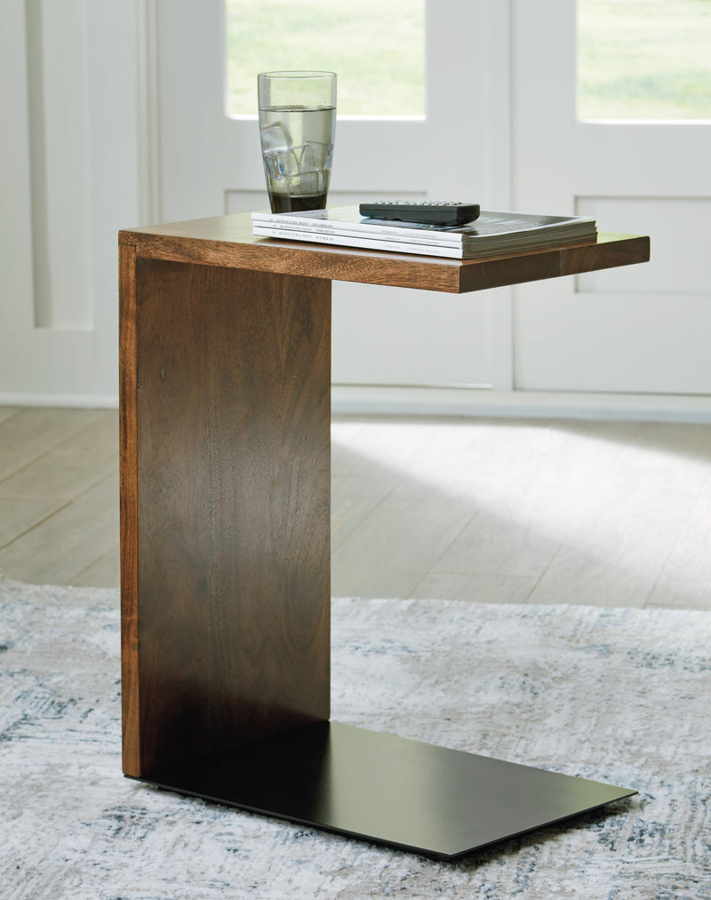Wimshaw Brown/Black Accent Table - A4000618