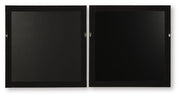 Winbrook Gray/Tan/Gold Finish Wall Art Set (Set of 2) - A8000458