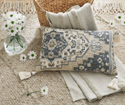 Winbury Blue/Tan/White Pillow (Set of 4) - A1001035