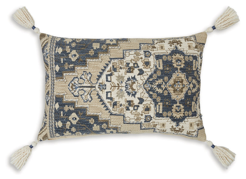 Winbury Blue/Tan/White Pillow (Set of 4) - A1001035