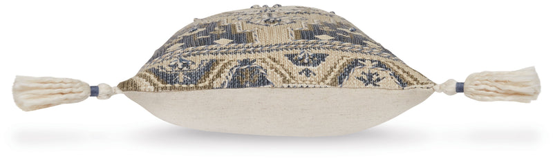 Winbury Blue/Tan/White Pillow (Set of 4) - A1001035