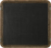 Windsor 40" W x 38" H Natural Cane And Solid Wood Frame Mirror in Brown - 66072Brown-M