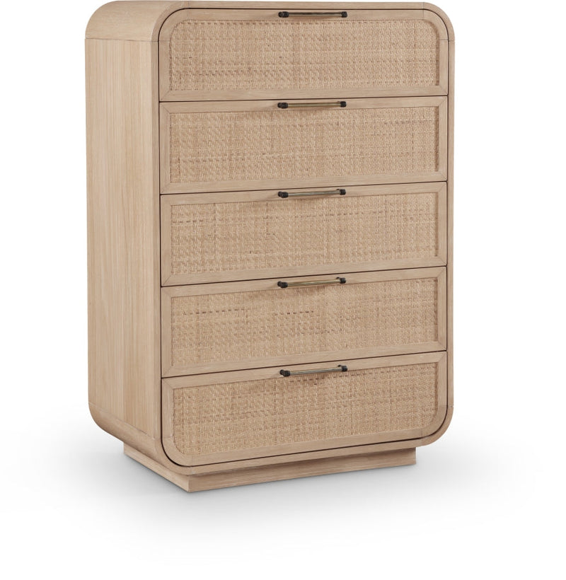 Windsor Solid Wood Chest in Natural - 66072Natural-CH
