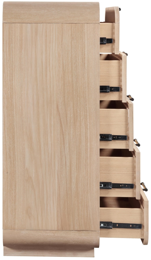 Windsor Solid Wood Chest in Natural - 66072Natural-CH