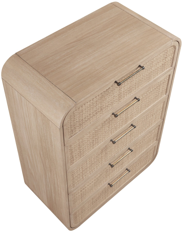 Windsor Solid Wood Chest in Natural - 66072Natural-CH