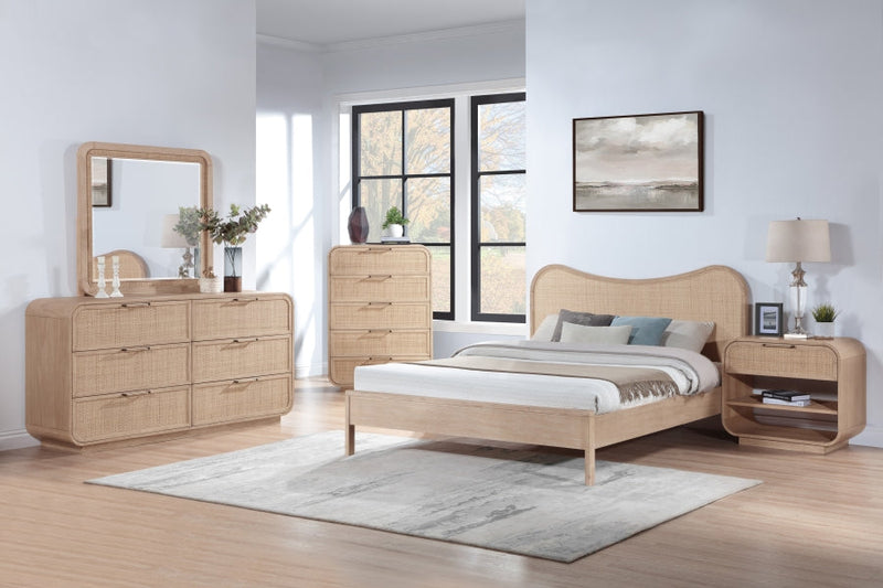 Windsor Solid Wood Chest in Natural - 66072Natural-CH