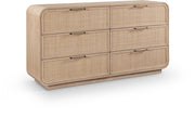 Windsor Solid Wood Dresser in Natural - 66072Natural-D