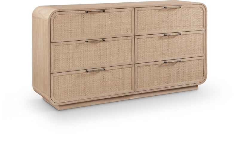 Windsor Solid Wood Dresser in Natural - 66072Natural-D