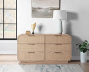 Windsor Solid Wood Dresser in Natural - 66072Natural-D