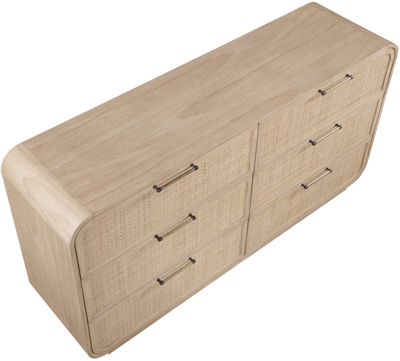 Windsor Solid Wood Dresser in Natural - 66072Natural-D