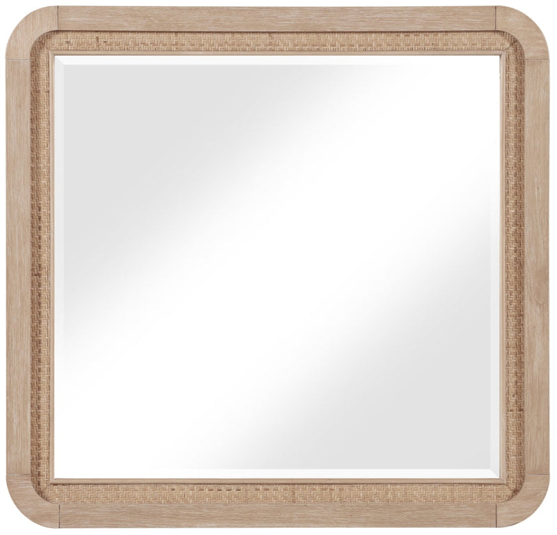 Windsor Solid Wood Mirror in Natural - 66072Natural-M