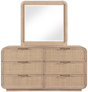 Windsor Solid Wood Mirror in Natural - 66072Natural-M