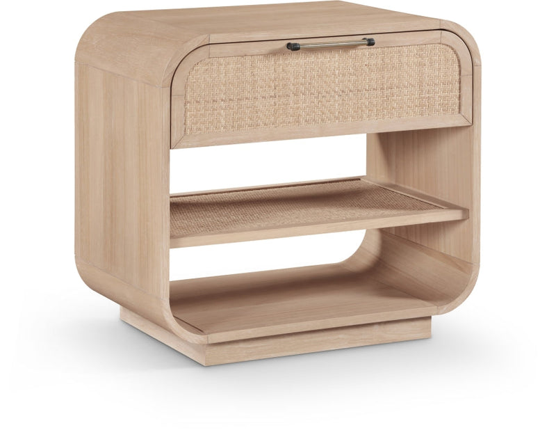 Windsor Solid Wood Nightstand in Natural - 66072Natural-NS