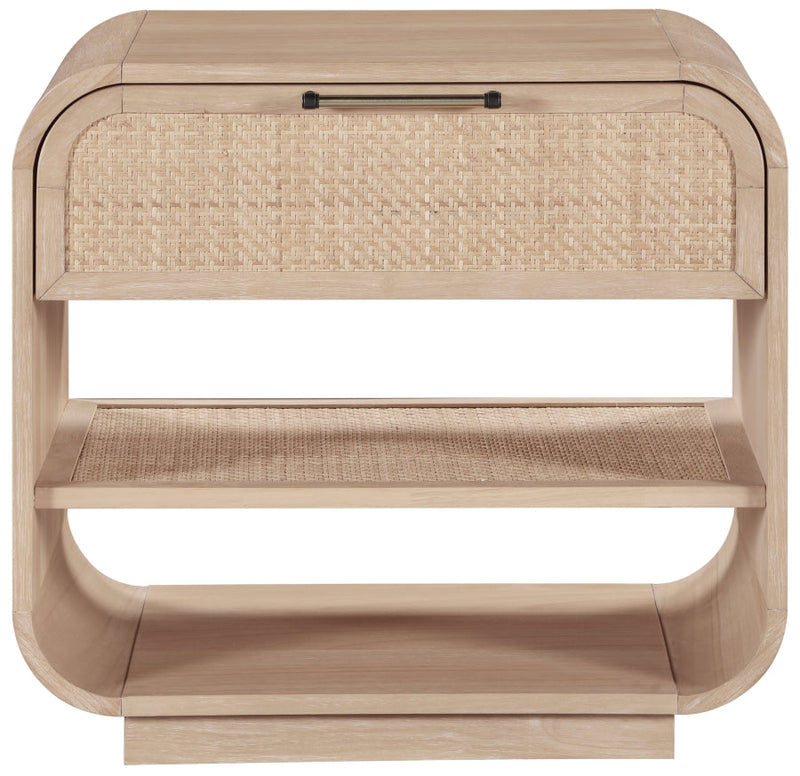 Windsor Solid Wood Nightstand in Natural - 66072Natural-NS