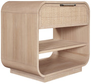 Windsor Solid Wood Nightstand in Natural - 66072Natural-NS