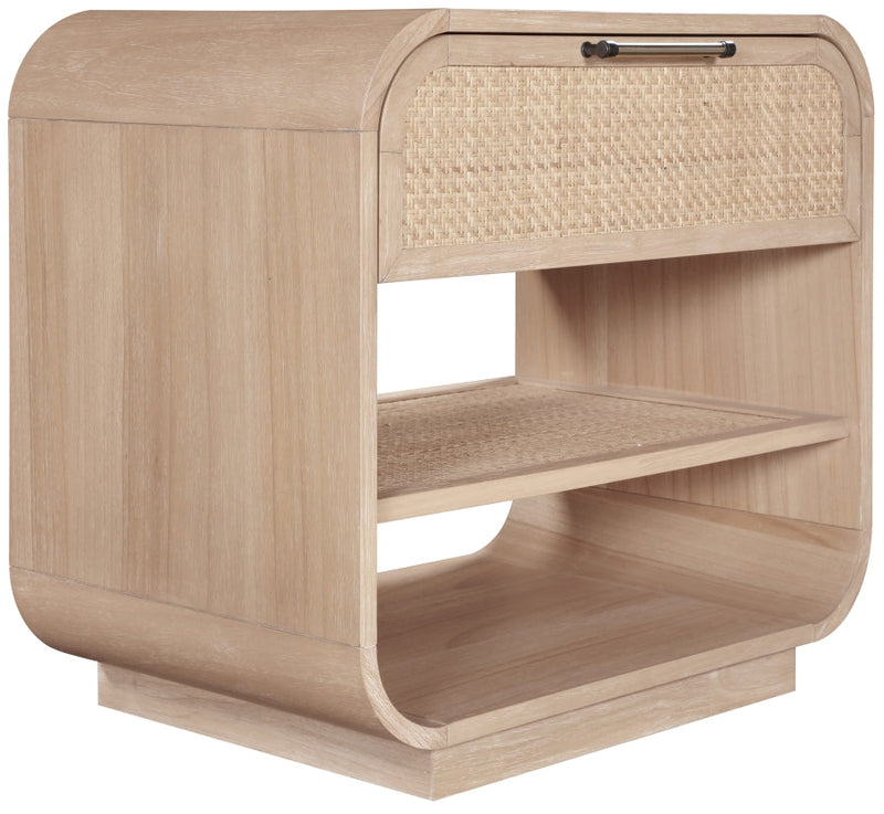 Windsor Solid Wood Nightstand in Natural - 66072Natural-NS
