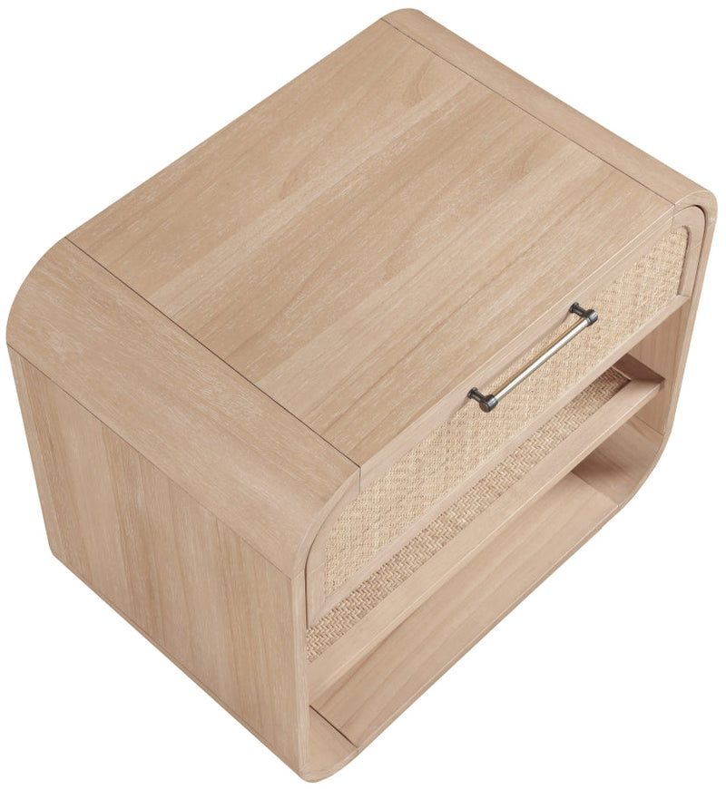 Windsor Solid Wood Nightstand in Natural - 66072Natural-NS