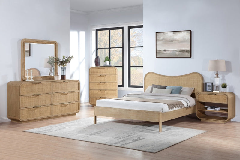 Windsor Solid Wood Nightstand in Natural - 66072Natural-NS