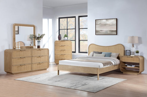 Windsor Solid Wood Nightstand in Natural - 66072Natural-NS
