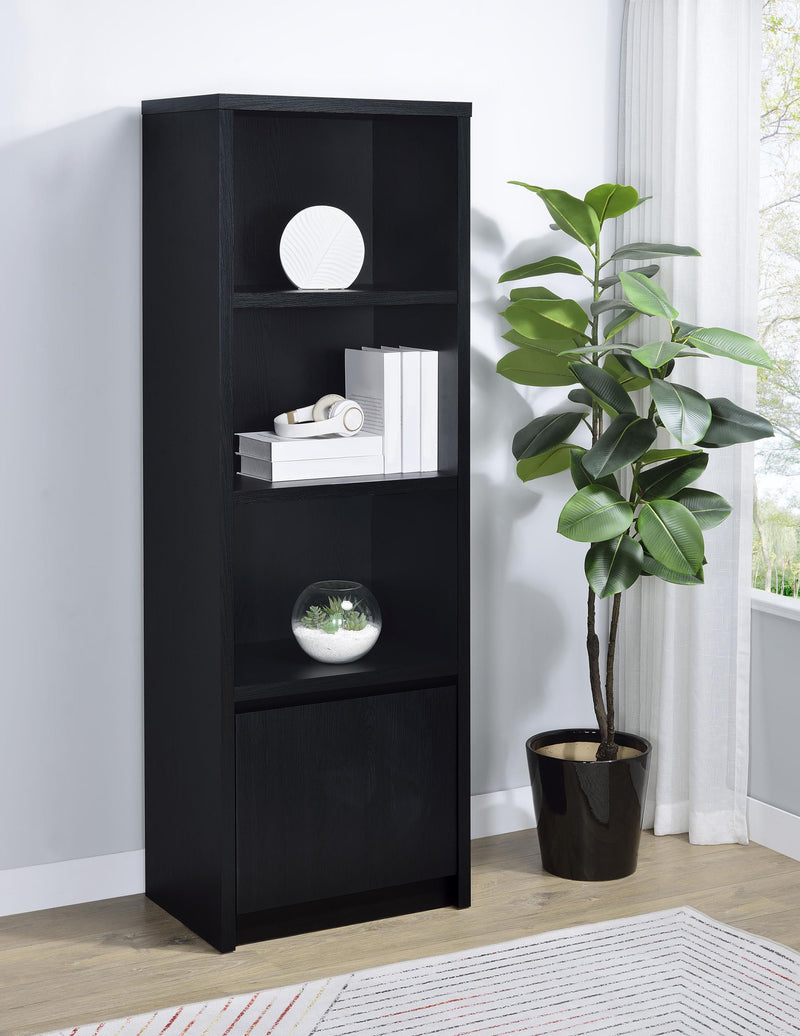 Winfield 3-shelf Media Tower Entertainment Pier Black - 706224
