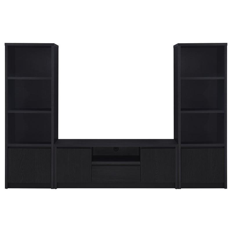 Winfield 60-inch 2-door TV Stand Media Console Black - 706222