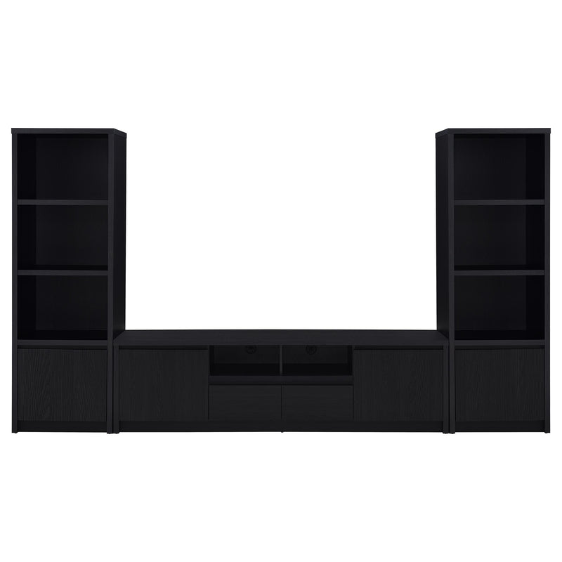 Winfield 78-inch 2-door TV Stand Media Console Black - 706223