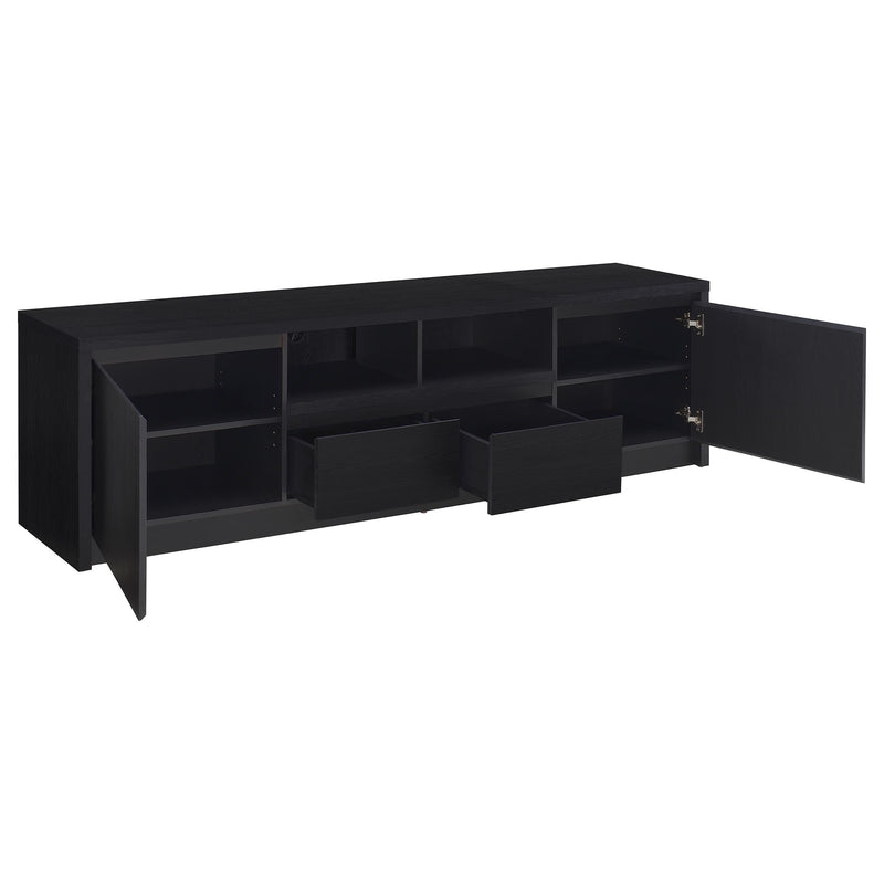 Winfield 78-inch 2-door TV Stand Media Console Black - 706223