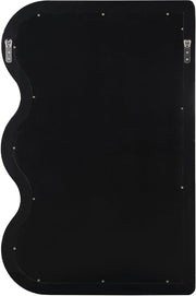 Winnie Poplar Wood Frame Mirror in Black - 441Black-M