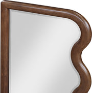 Winnie Poplar Wood Frame Mirror in Brown - 441Brown-M