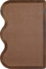 Winnie Poplar Wood Frame Mirror in Brown - 441Brown-M