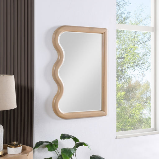 Winnie Poplar Wood Frame Mirror in Natural - 441Natural-M
