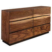 Winslow 4-piece Eastern King Bedroom Set Smokey Walnut - 223250SKE-S4