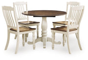 Wirloni Dining Table and 4 Chairs - PCD616D1