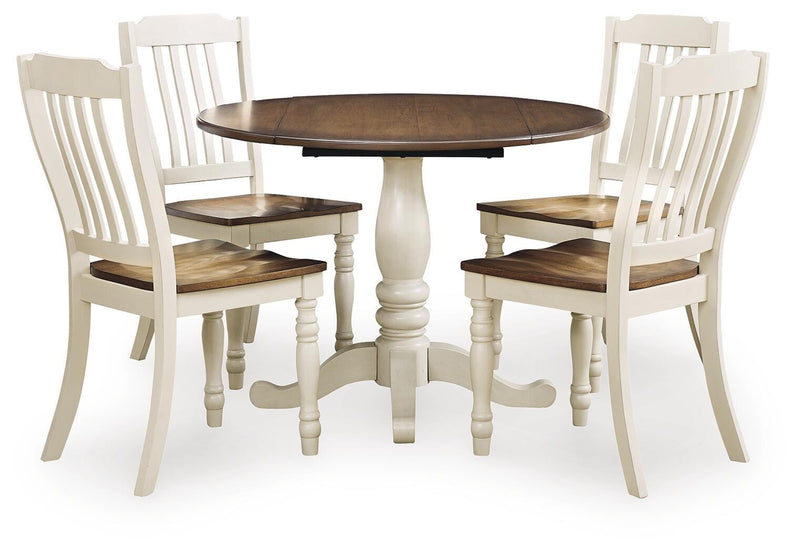 Wirloni Dining Table and 4 Chairs - PCD616D1