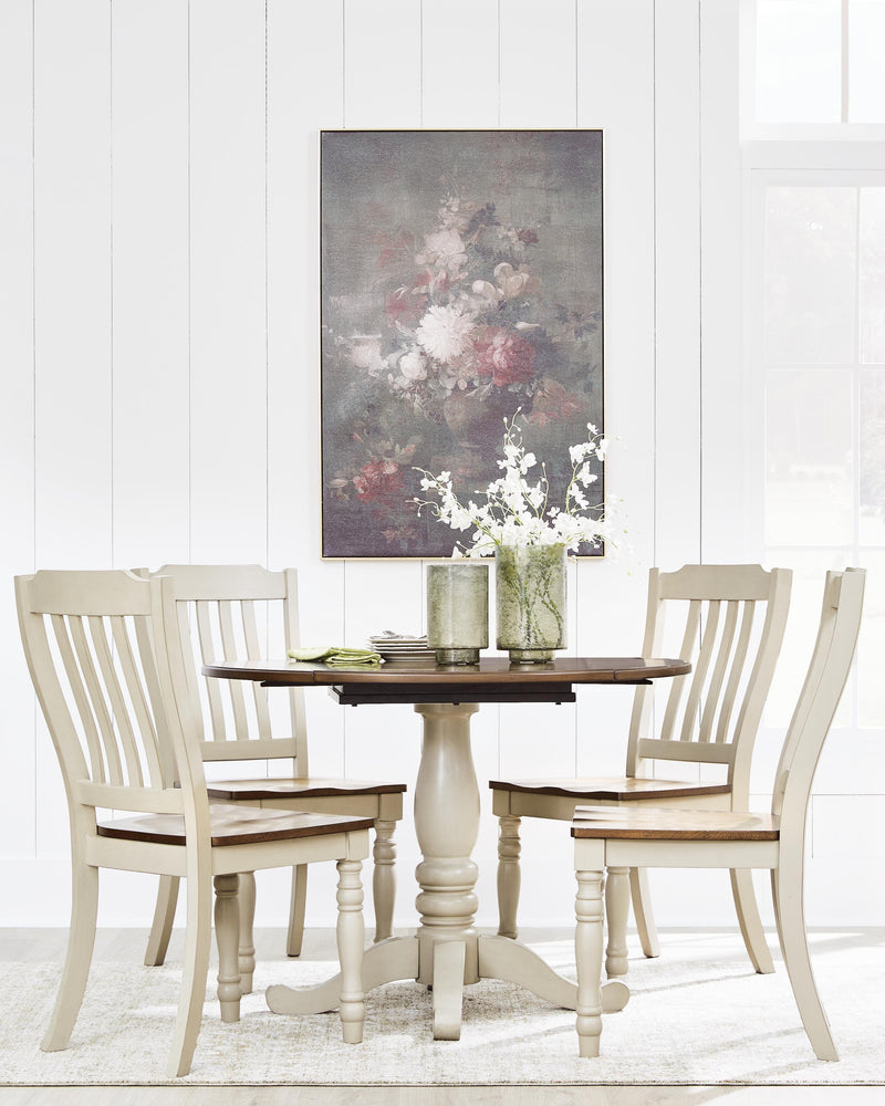 Wirloni Dining Table and 4 Chairs - PCD616D1