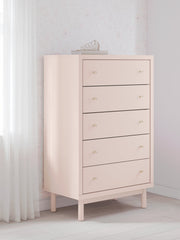 Wistenpine Blush Upholstered Youth One Side Storage Panel Bedroom Set from Ashley - Luna Furniture
