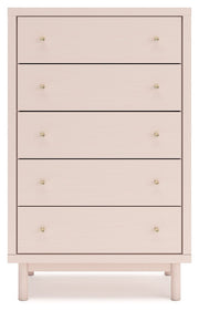 Wistenpine Blush Upholstered Youth One Side Storage Panel Bedroom Set - Gate FurnitureYouth Bedroom Set