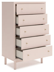 Wistenpine Blush Upholstered Youth One Side Storage Panel Bedroom Set - Gate FurnitureYouth Bedroom Set