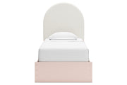 Wistenpine Blush Upholstered Youth Panel Bedroom Set - Gate FurnitureYouth Bedroom Set