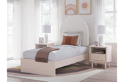 Wistenpine Blush Upholstered Youth Panel Bedroom Set - Gate FurnitureYouth Bedroom Set