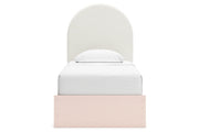 Wistenpine Blush Upholstered Youth Two Side Storage Panel Bedroom Set - Gate FurnitureYouth Bedroom Set