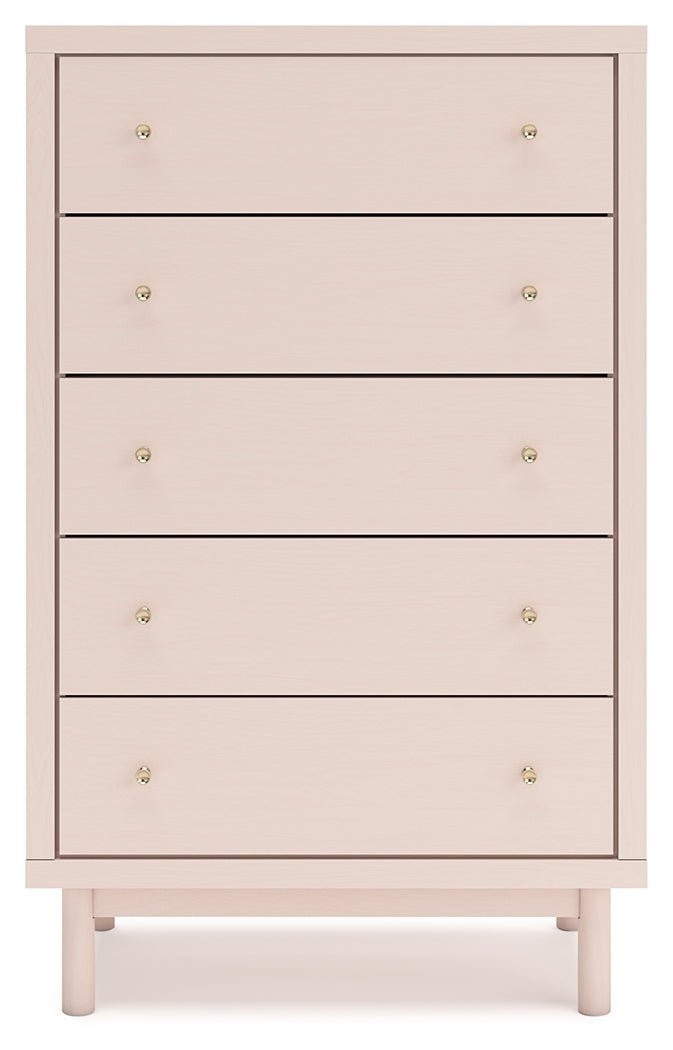 Wistenpine Blush Upholstered Youth Two Side Storage Panel Bedroom Set - Gate FurnitureYouth Bedroom Set